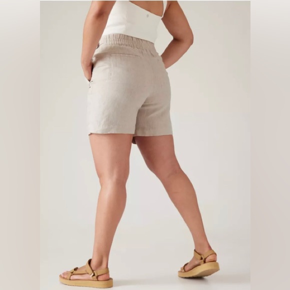 ATHLETA VOYAGER LINEN SHORT - Picture 2 of 9